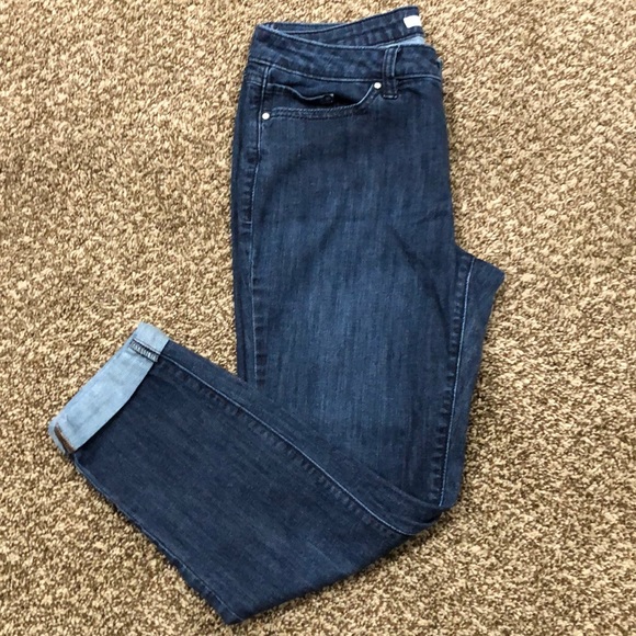 lauren conrad cuffed skinny ankle jeans